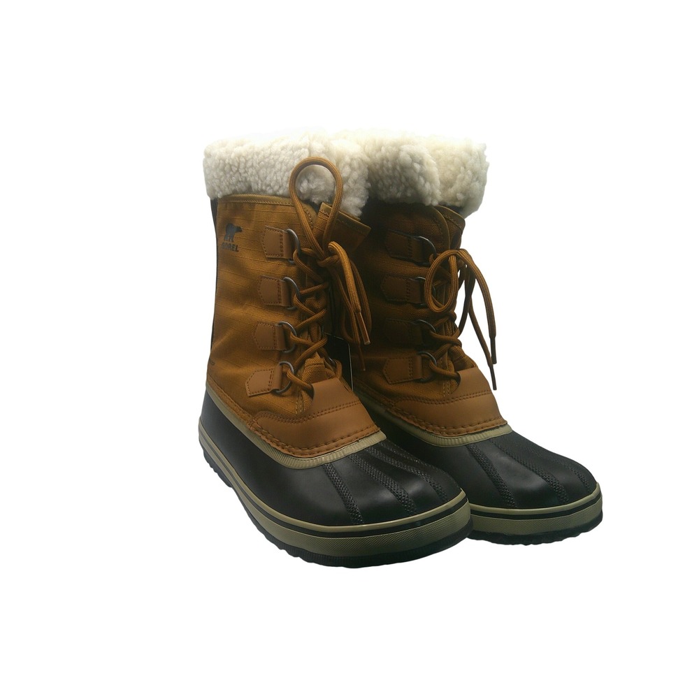 Sorel Winter Carnival Waterproof Insulated Snow Boots Camel Brown Size 9 NWT